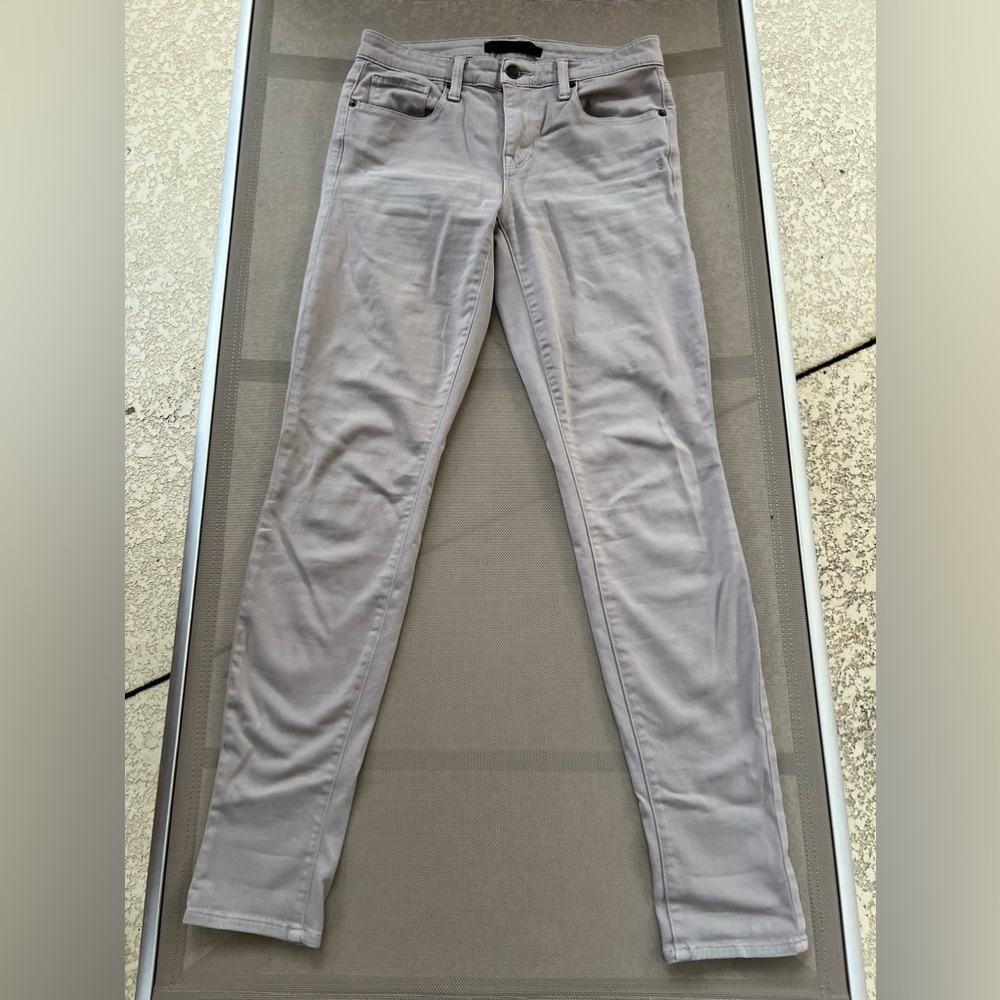 Genetic Women Stem Jeans Skinny Leg Flat Front Low Rise Khaki Size 27